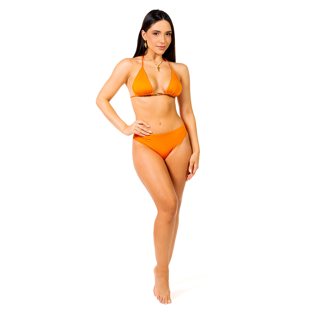 Biquíni Cortininha Tradicional Laranja Biquíni Cortininha Tradicional Laranja