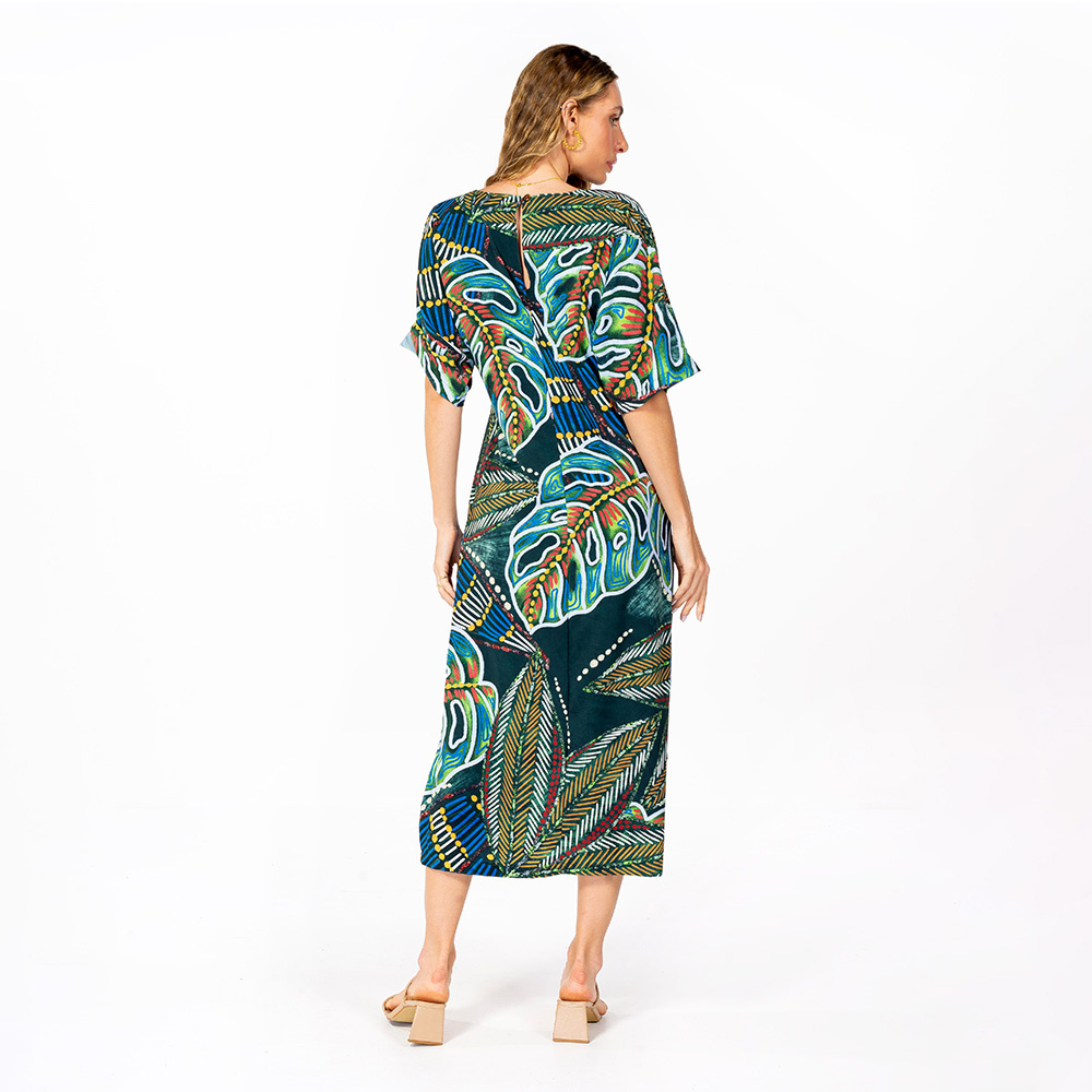 Kaftan Atena Araras e Cores