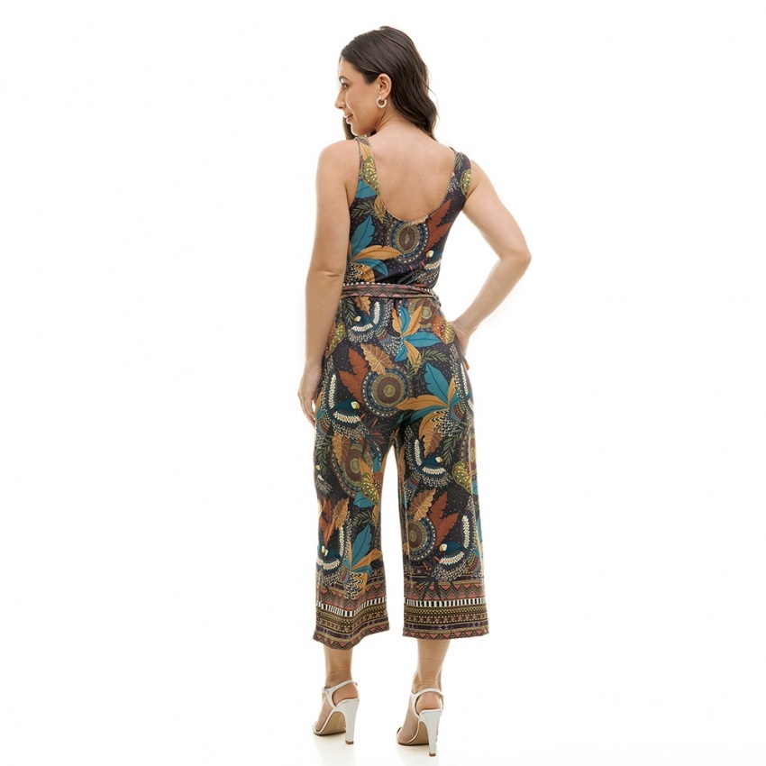 Macacão Bambú Araras Indiano Macacão Bambú Araras Indiano