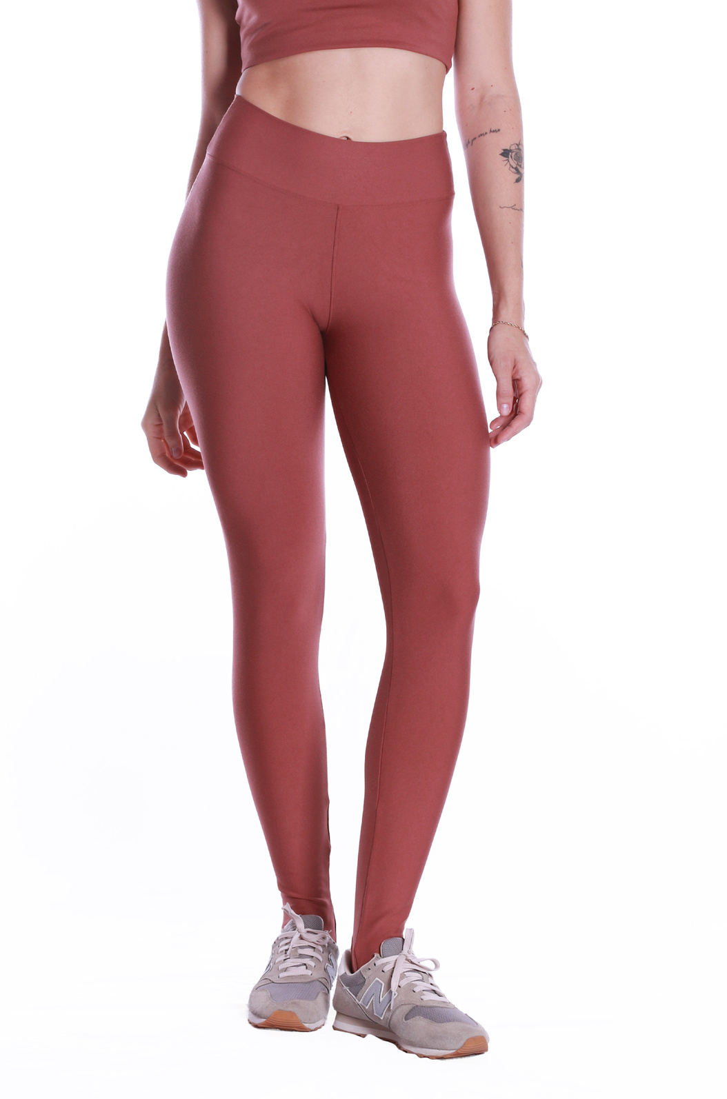 Calça Feminina Legging Pezinho Balm Marrom Calça Feminina Legging Pezinho Balm Marrom