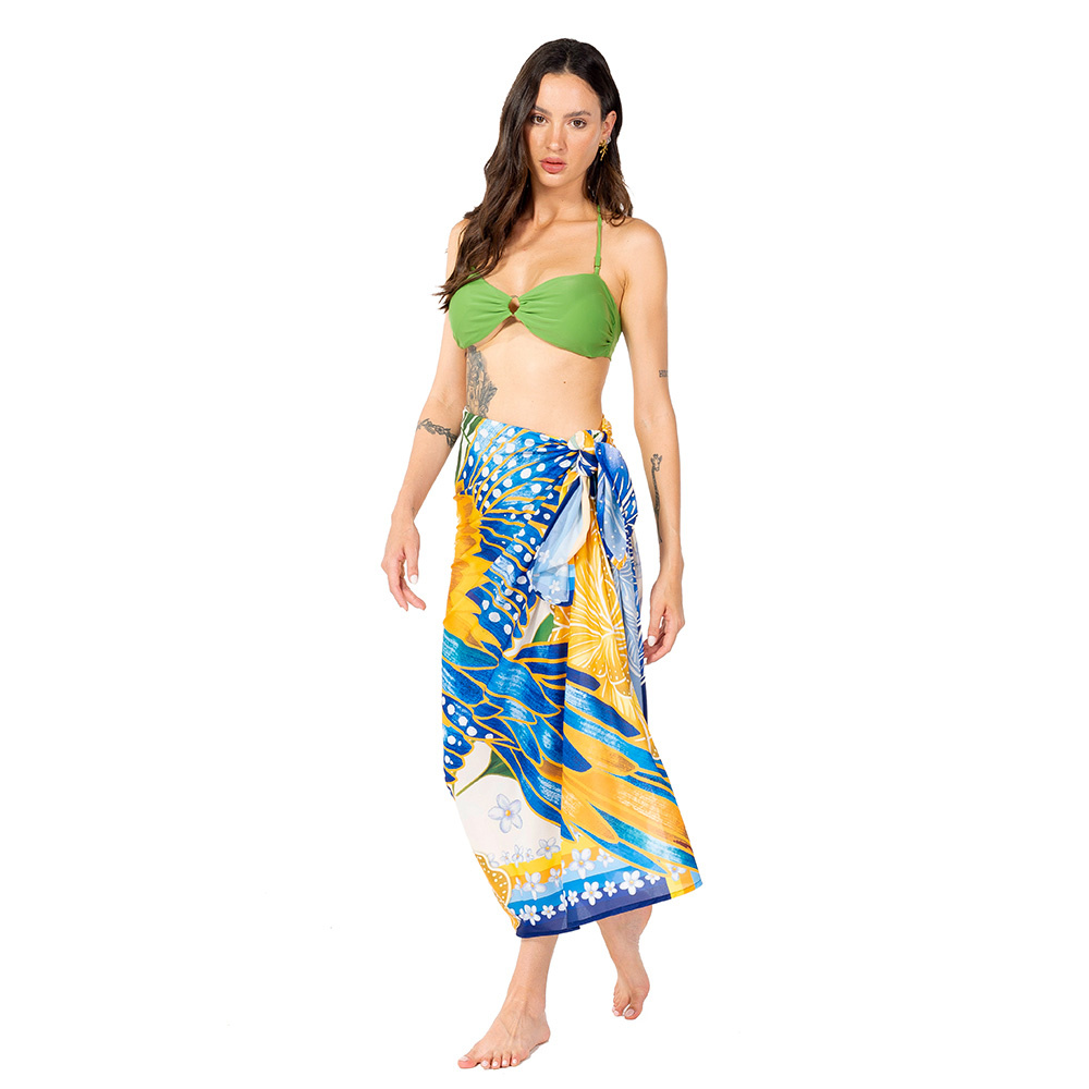 Canga Retangular Araras Flores Cores Brasil Canga Retangular Araras Flores Cores Brasil