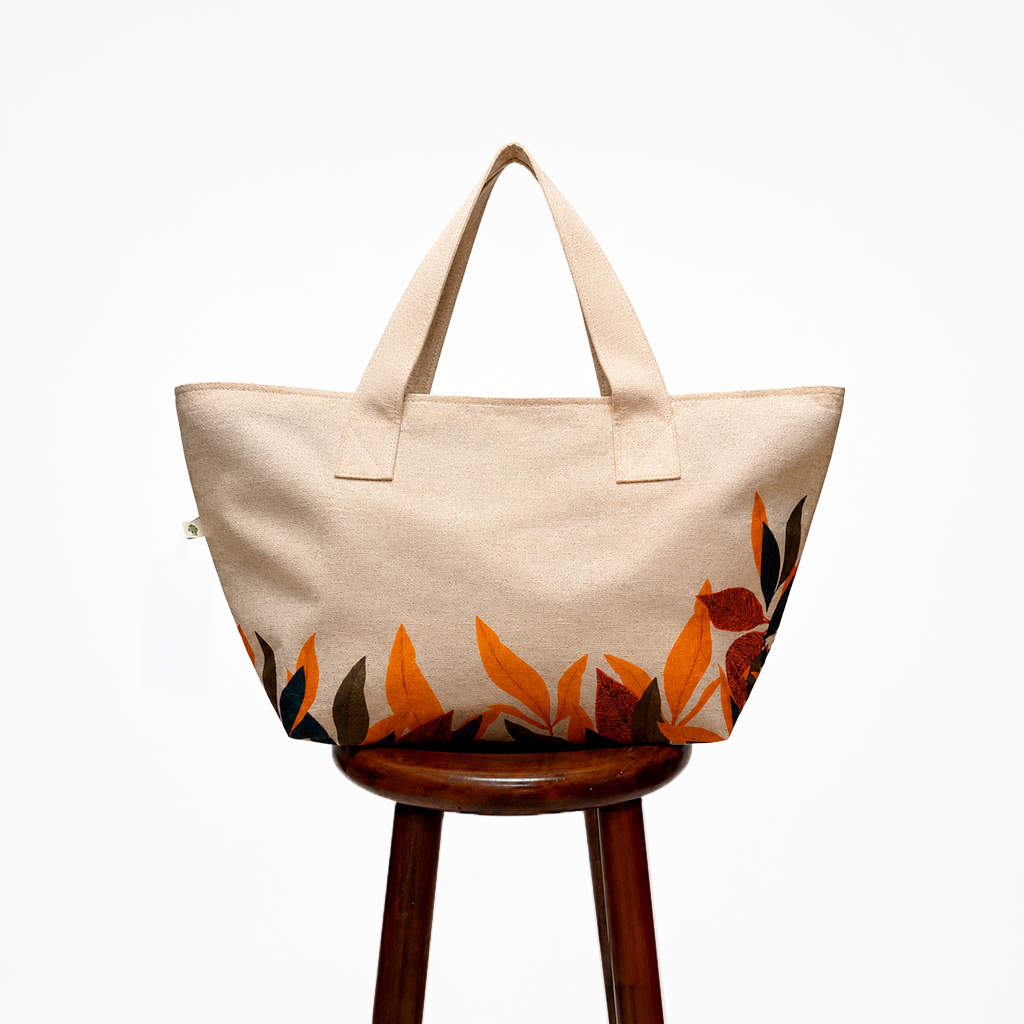 Bolsa Feminina Praia New Estampada Tucanos Tela Bordada