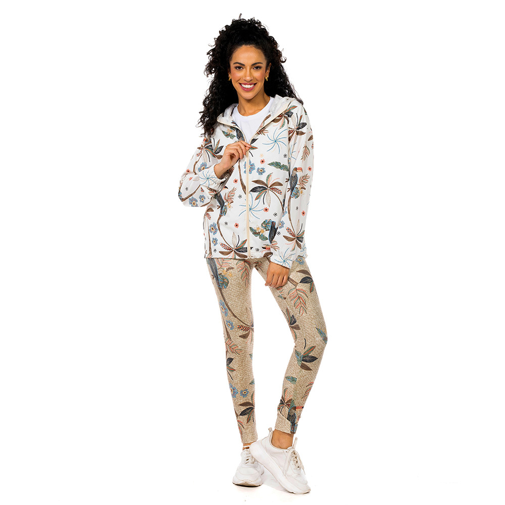 Calça Legging Tucaninhos Bordados Calça Legging Tucaninhos Bordados