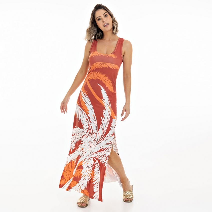 Vestido Hortência Big Coqueiro Vestido Hortência Big Coqueiro