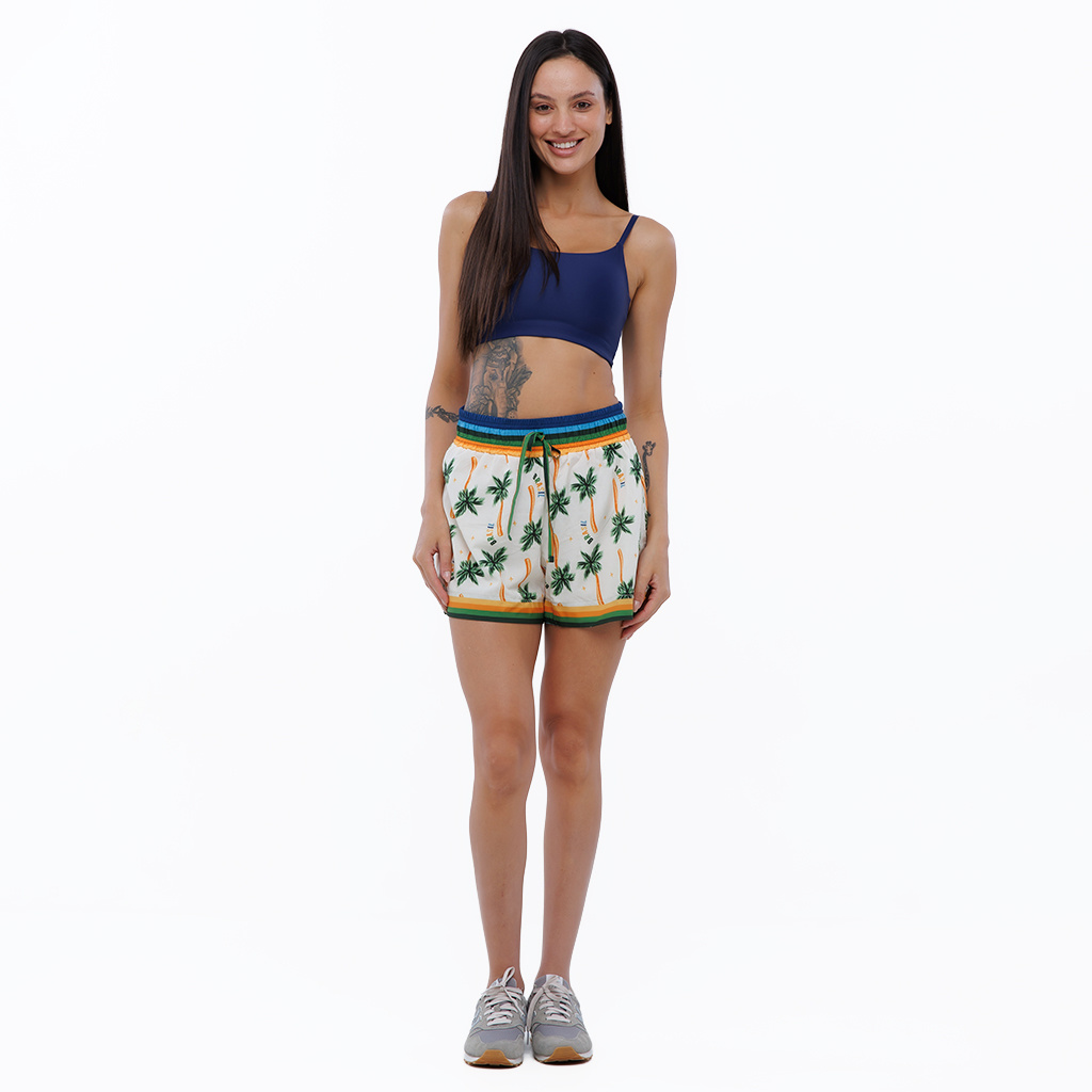 Shorts Feminino Atena Resort Estampado Elementos Br Aquarela Shorts Feminino Atena Resort Estampado Elementos Br Aquarela