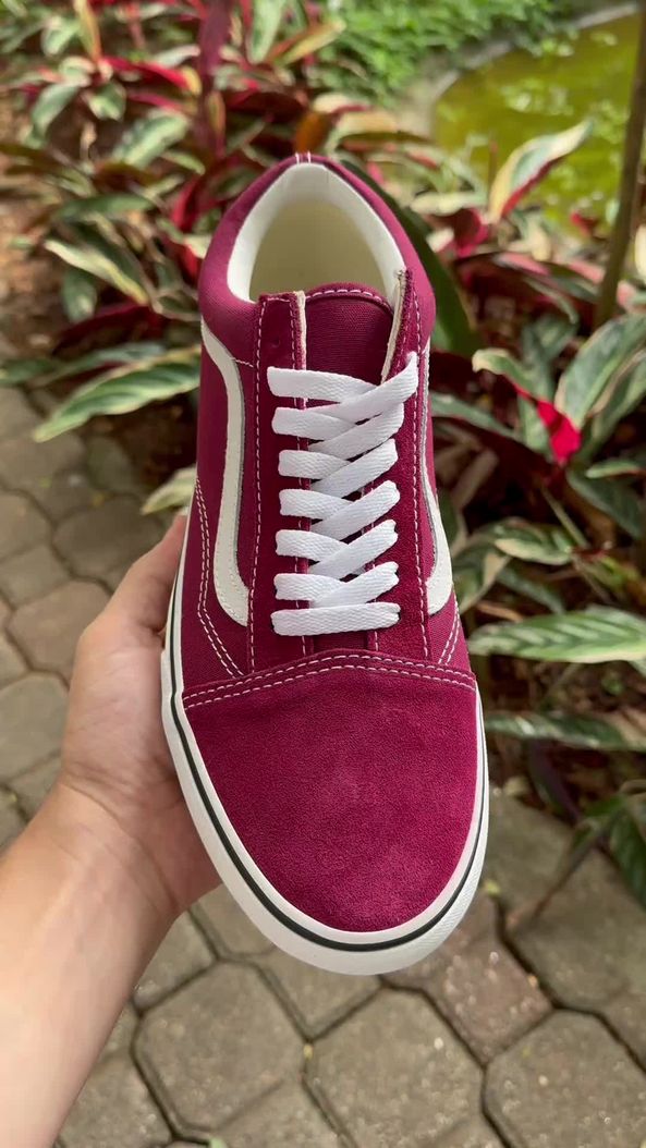 Skool Burgundy Maroon Color Vans Maroon Color Vans