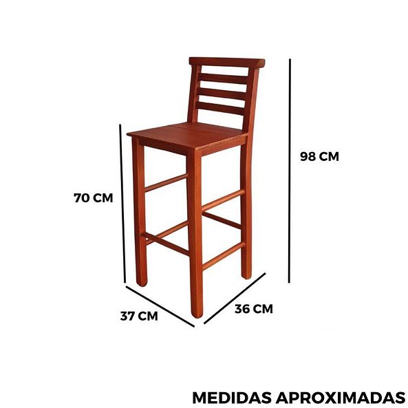 medidas conjunto de madeira macica