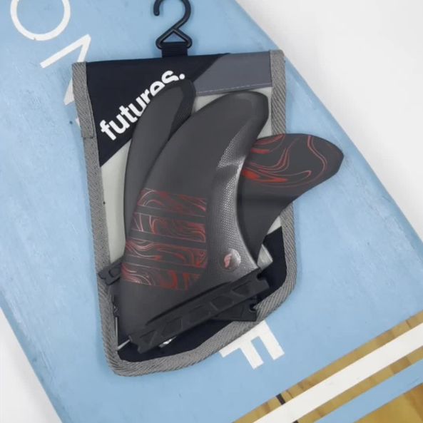Quilhas Futures 3/2 Reverse Alpha Twin + Estab - OnlySurf