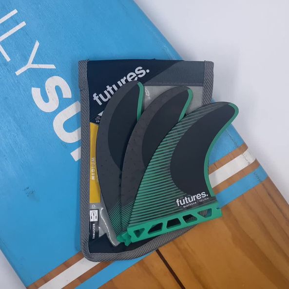 Quilhas Futures F6 Blackstix Tri - Medium - OnlySurf