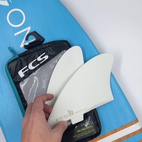 FCSⅡ RETRO KEEL 2フィン Quilhas FCS II Retro Keel Twin PG - Biquilha - XL - OnlySurf