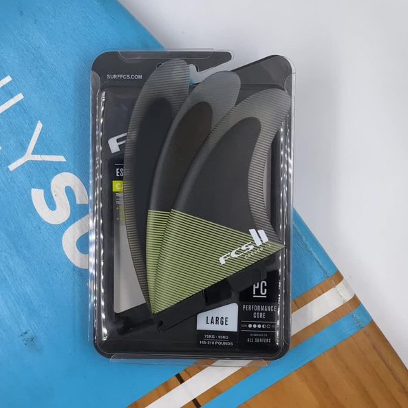 Quilhas FCS II Carver PC Tri - Large - OnlySurf