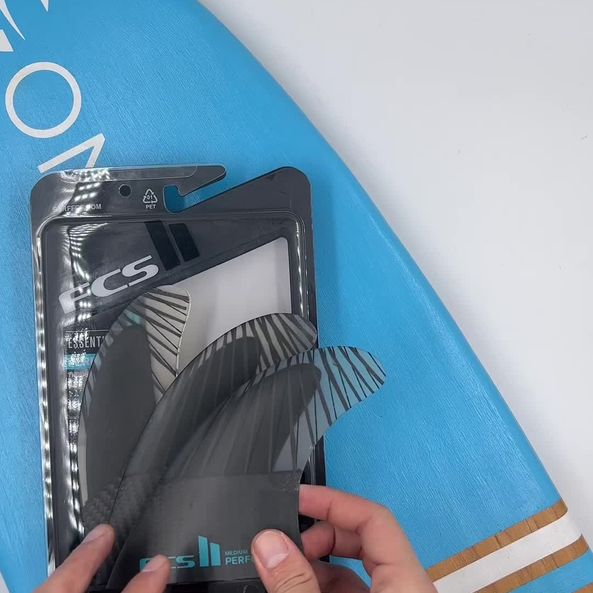 Quilhas FCS II Performer PC Carbon Tri - Medium - OnlySurf