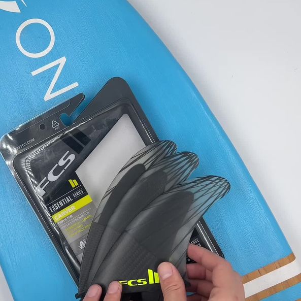 Quilhas FCS II Carver PC Carbon Tri - Medium - OnlySurf