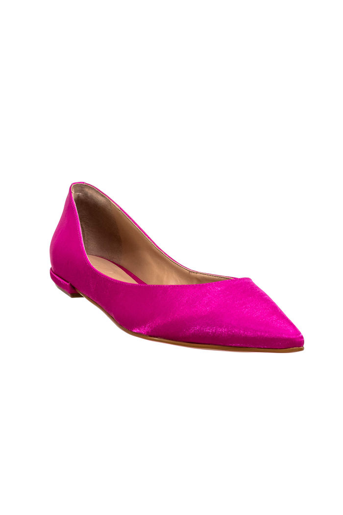 Sapatilha Clássica Com Bico Fino Pink