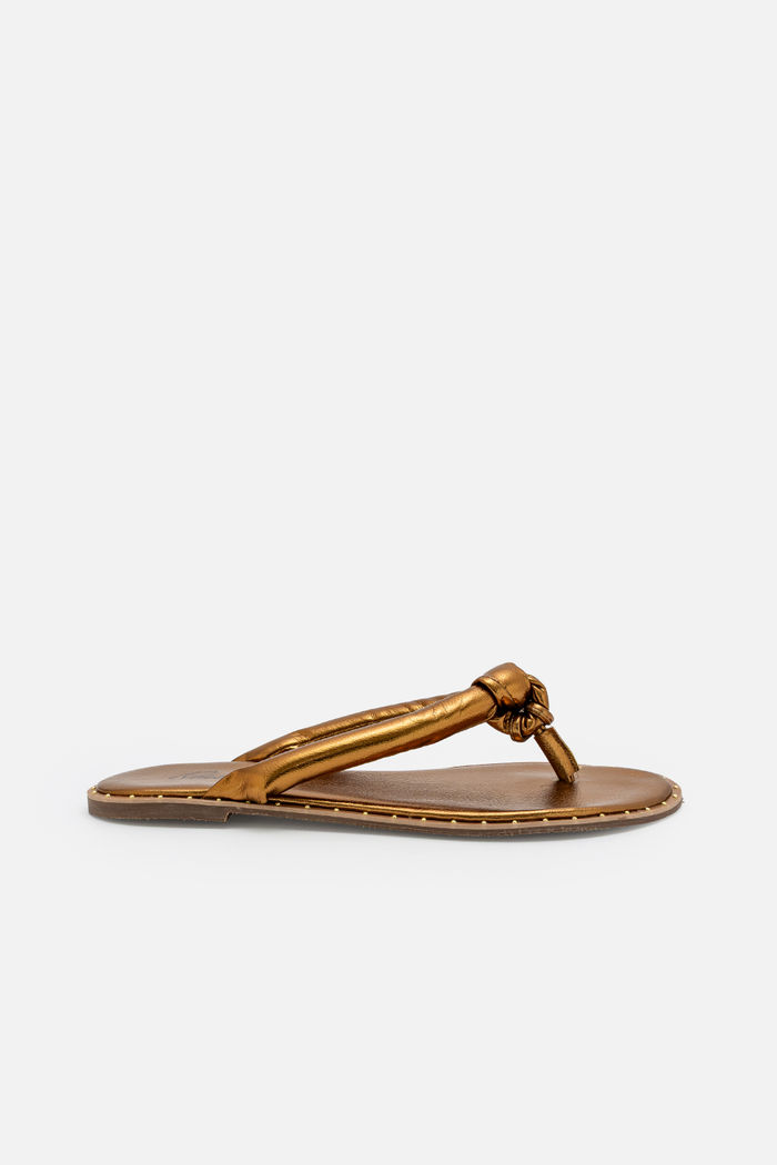 Rasteira de Dedo com Nó Bronze