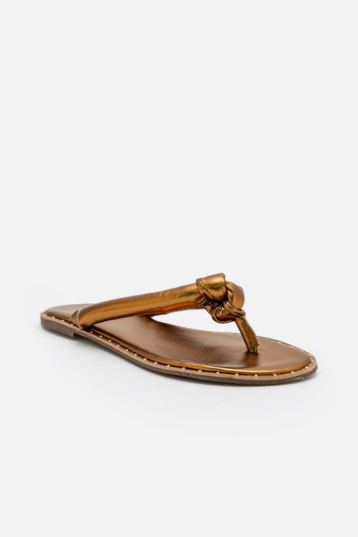 Rasteira de Dedo com Nó Bronze