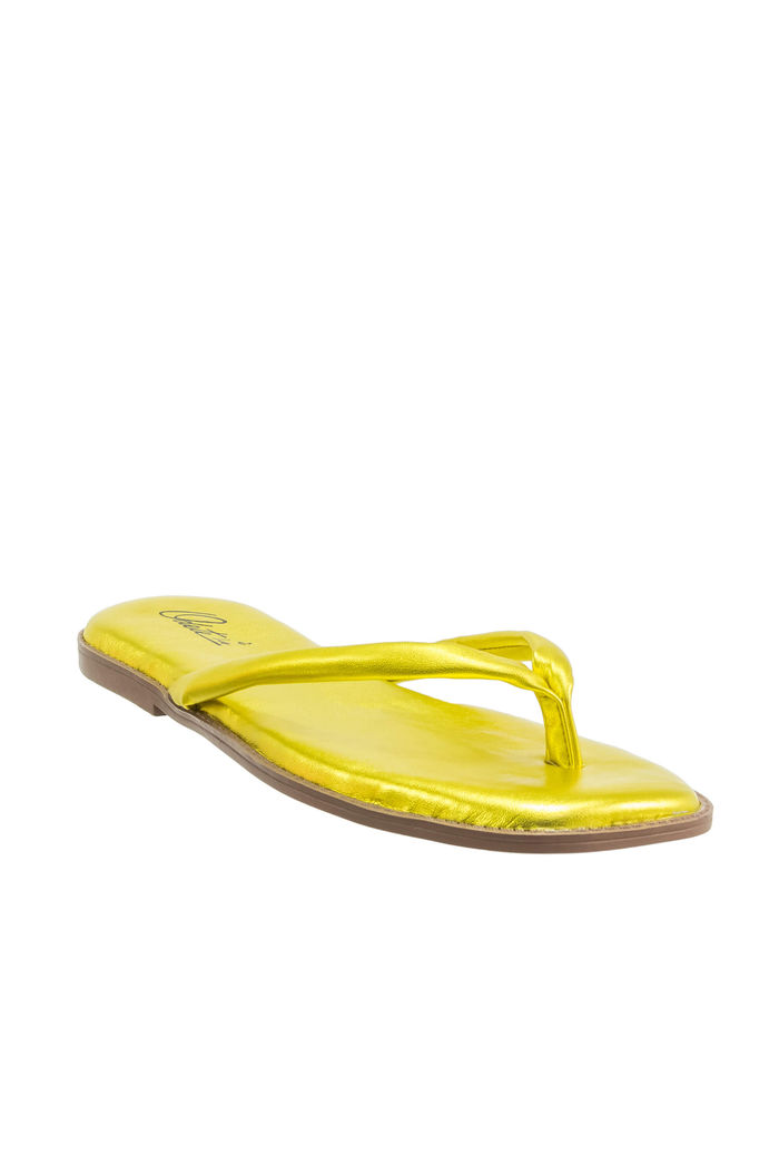 Rasteira Prática de Dedo Fofa Amarelo