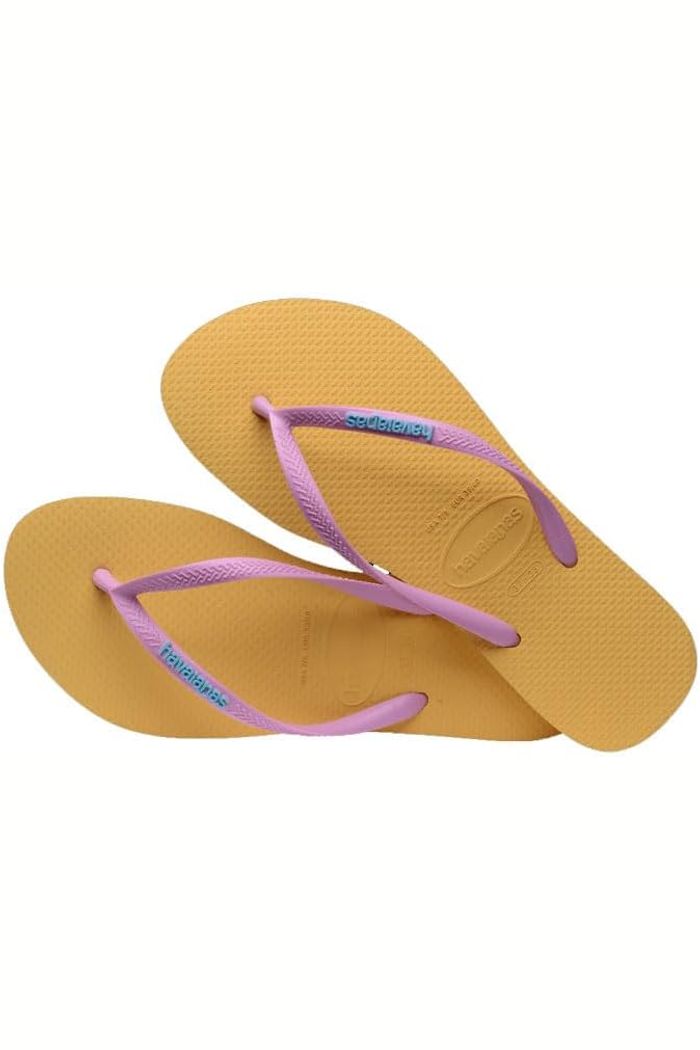 Havaianas Slim Logo Pop-Up Amarela