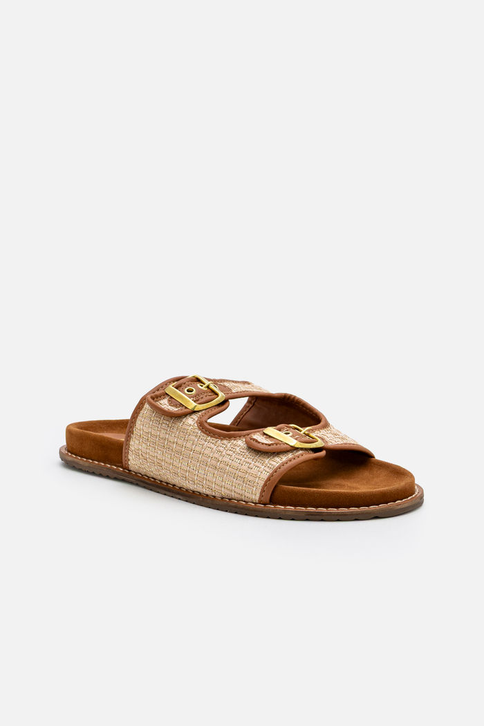 Papete com Fivelas Tostado