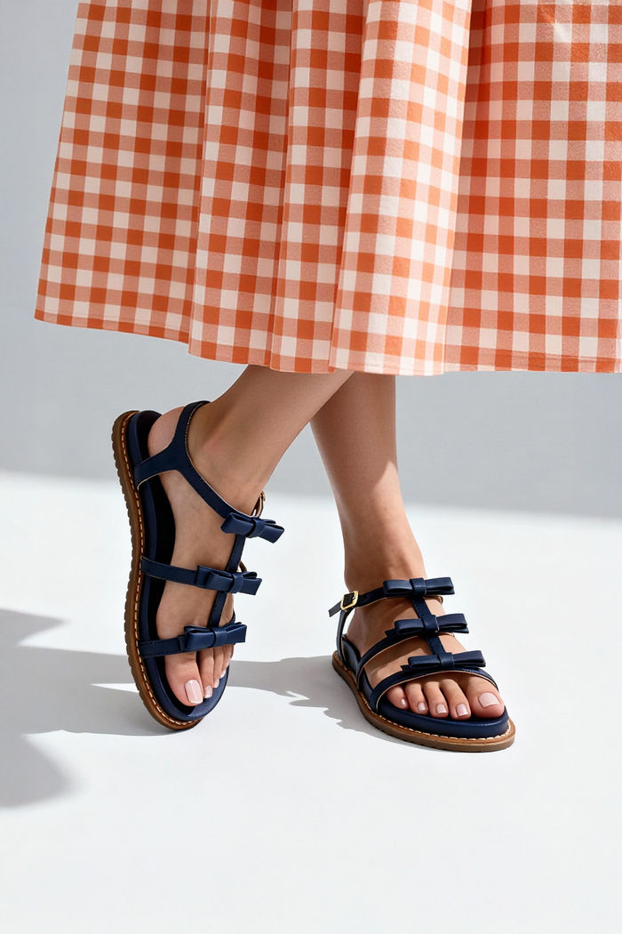 Papete com Lacinhos Azul Marinho