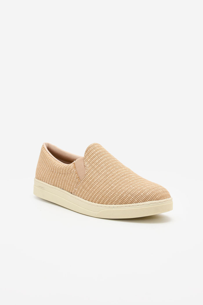Slip On em Tecido Amêndoa