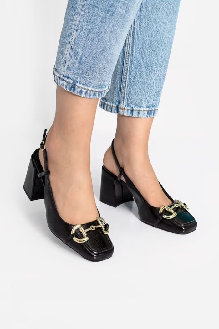 Chanel Estilosíssimo com Salto Bloco Preto