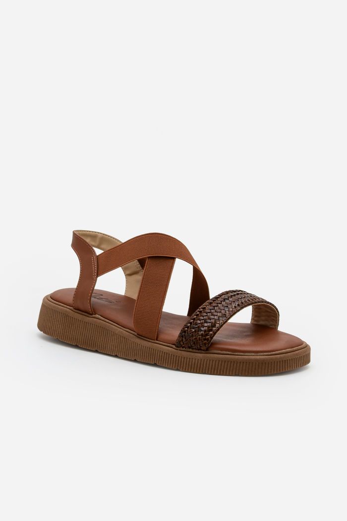 Sandália Flatform Tostado