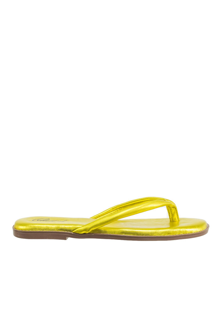 Rasteira Prática de Dedo Fofa Amarelo