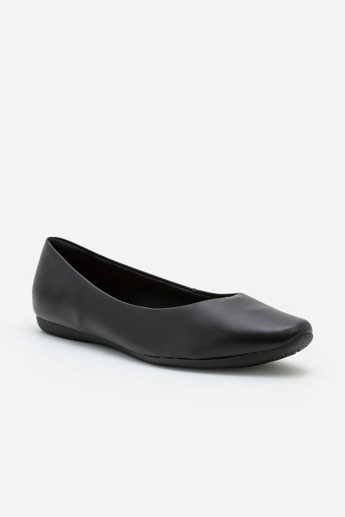 Sapatilha Usaflex Minimalista Chic Preto
