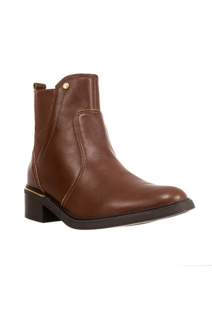 Bota com Elastico Lateral Cofortflex Tostado