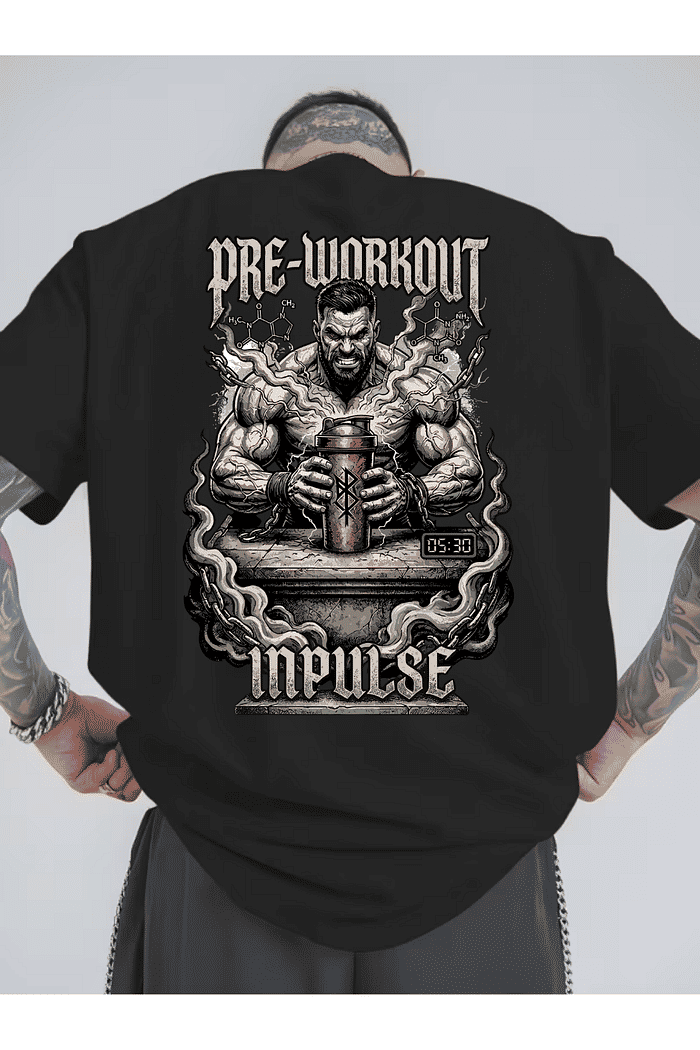 Camiseta Oversized Pre Workout