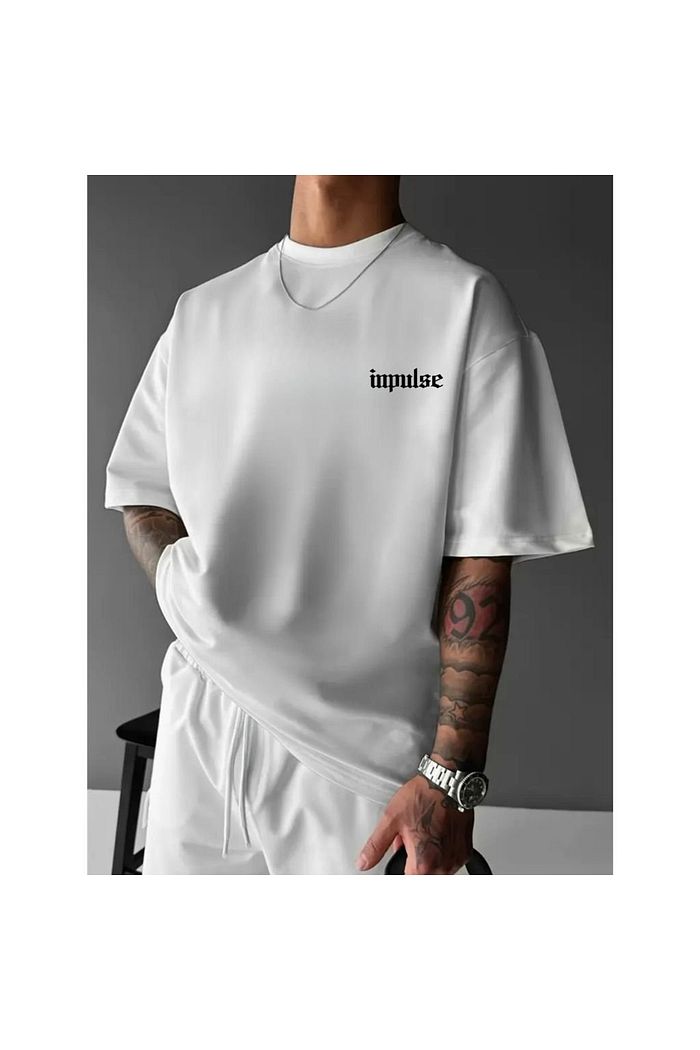 Camiseta Oversized Estampada Smiles Fone