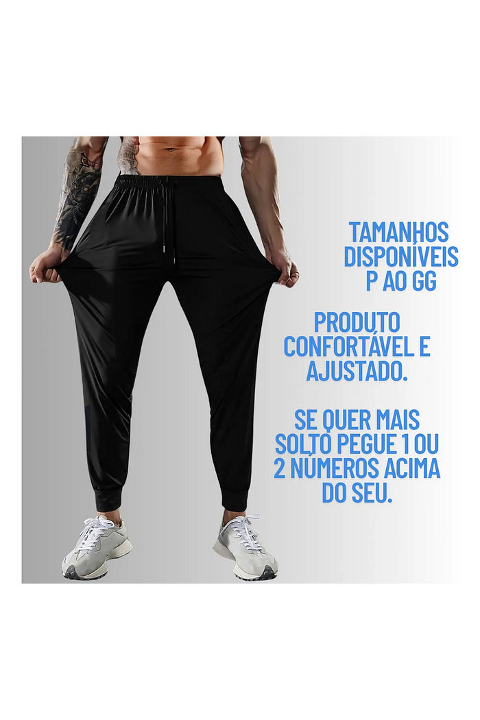 Calça Jogger Logo Masculina Dryfit Inpulse