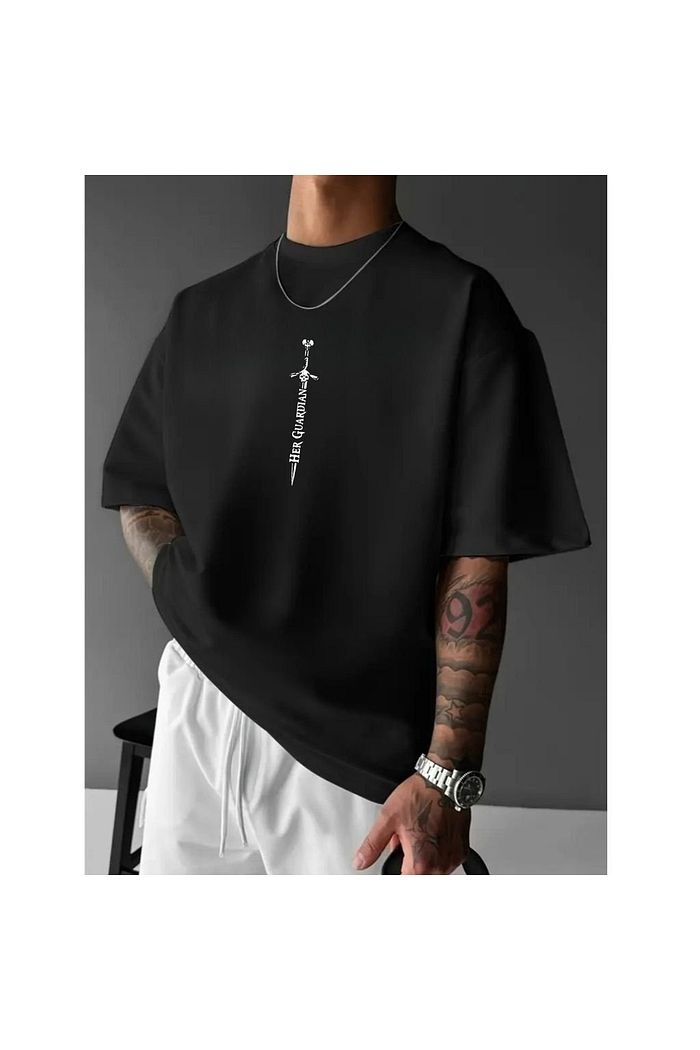 Camiseta Oversized Estampada Guardian