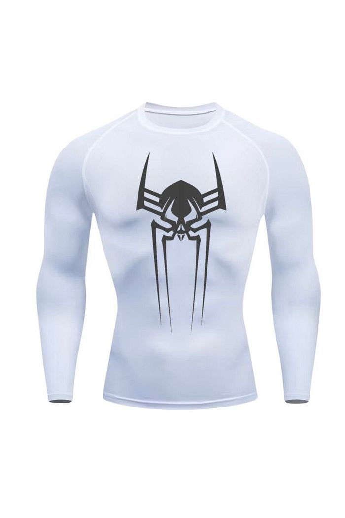 Camisa Camiseta Aranha 5 Manga Longa Academia Treino Rash Guard