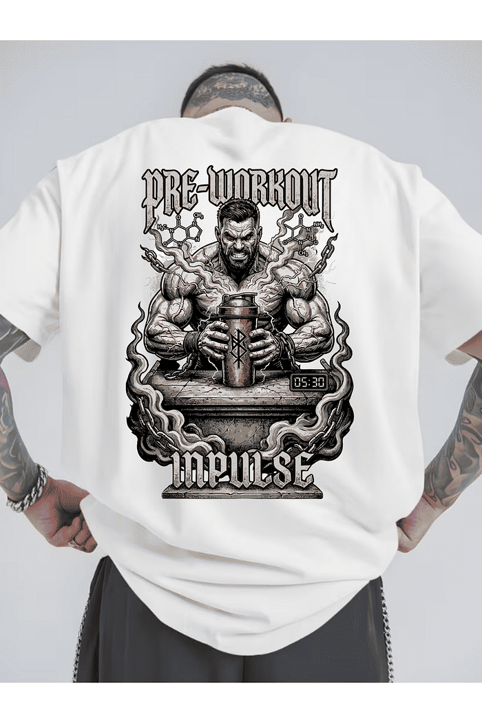 Camiseta Oversized Pre Workout