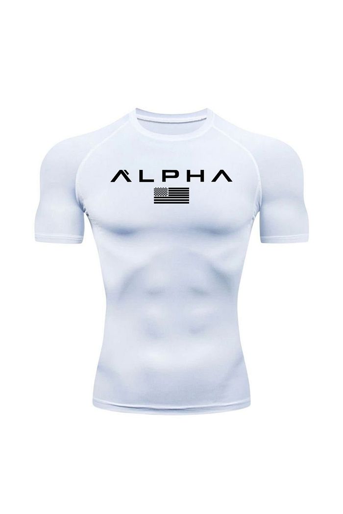 Camisa Camiseta Alpha Academia Treino Rash Guard