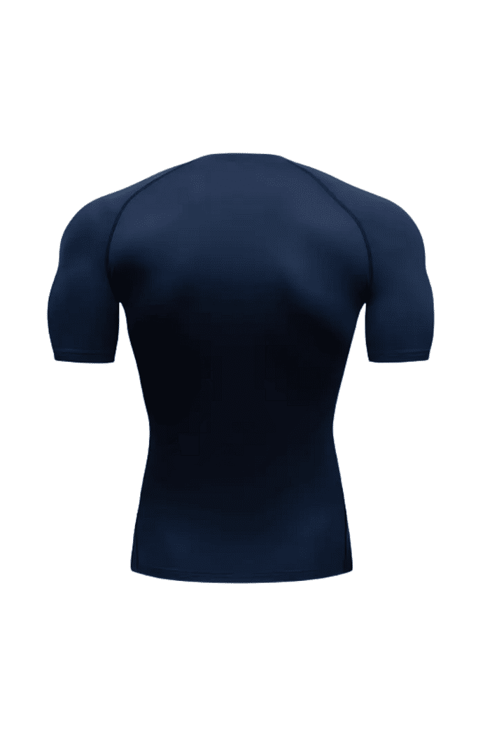 Camisa Camiseta Lisa Marinho Academia Treino Rash Guard