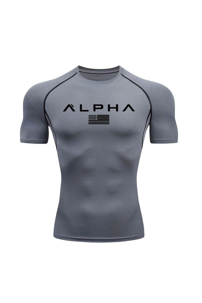 Camisa Camiseta Alpha Academia Treino Rash Guard