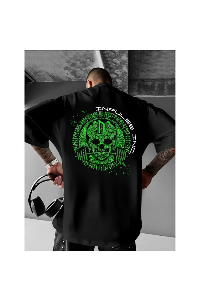 Camiseta Oversized Caveira New