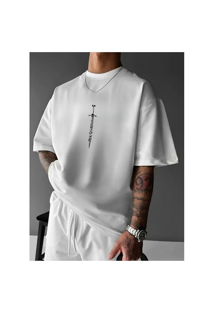 Camiseta Oversized Estampada Guardian