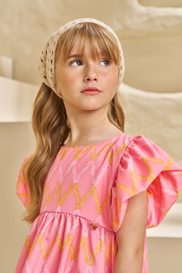 VESTIDO EM TECHNO LIGHT CIRANDA