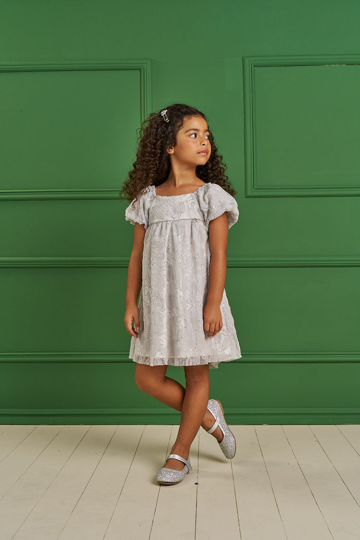 VESTIDO EM TULE PAETÊ FILETTO STAR