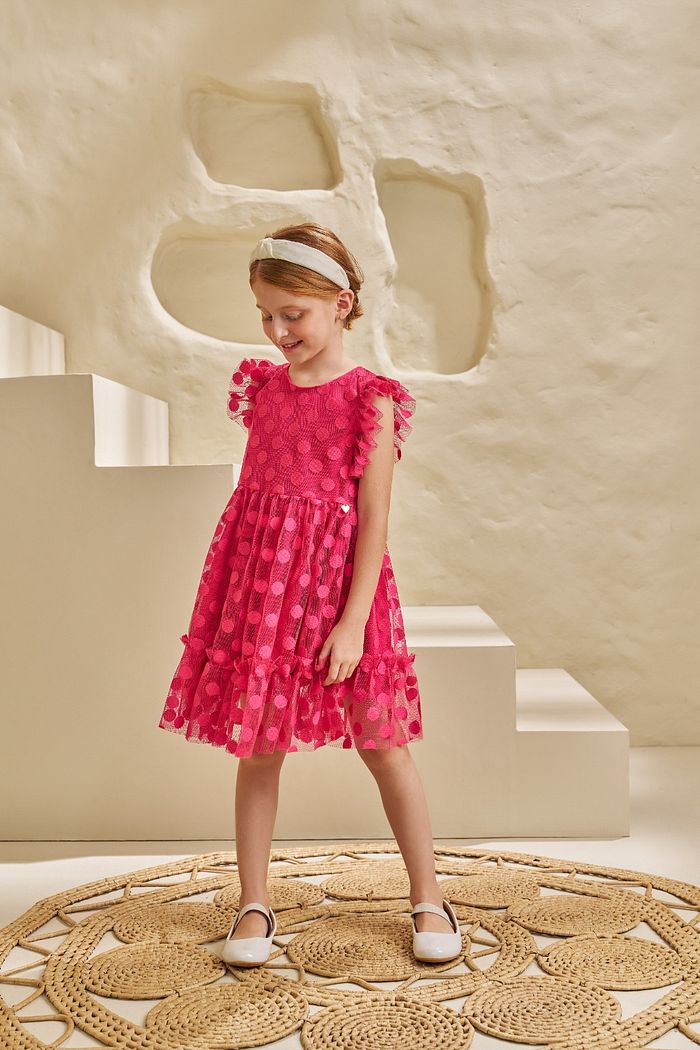 VESTIDO EM TULE MARIANE POÁ