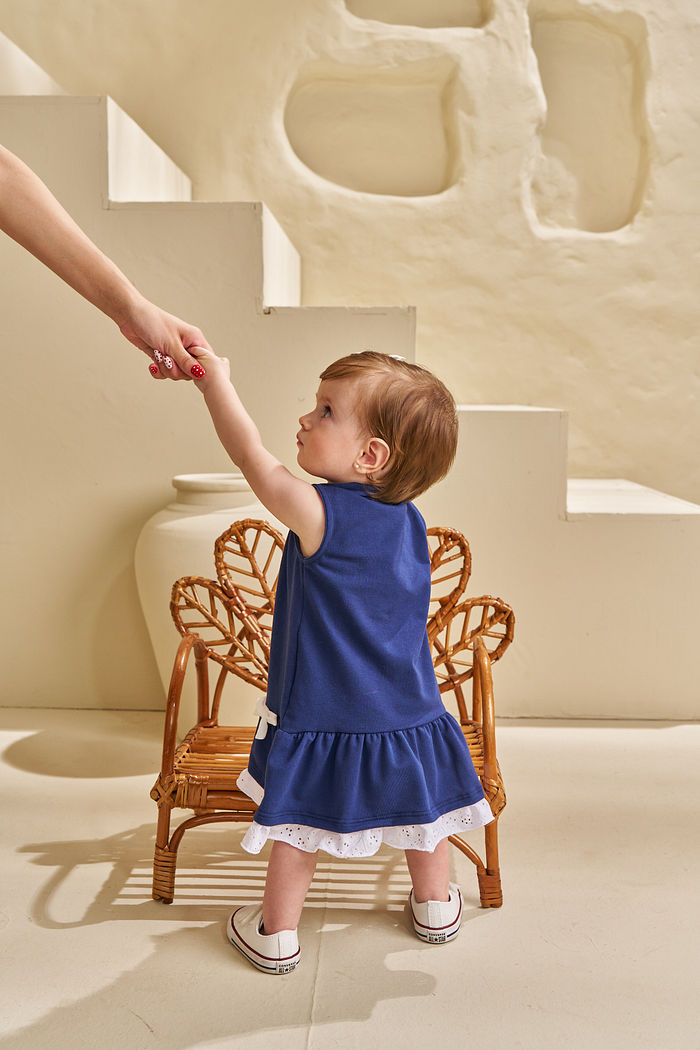 VESTIDO POLO EM PIQUET E LAISE