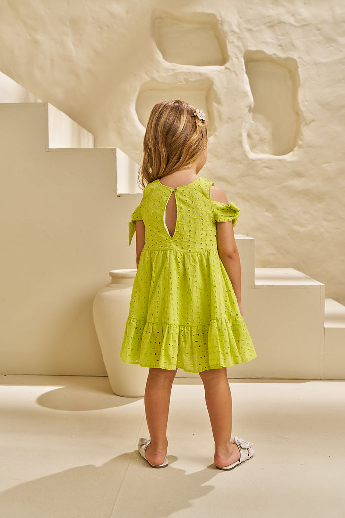 VESTIDO EM TECIDO BORDADO ALAGOAS