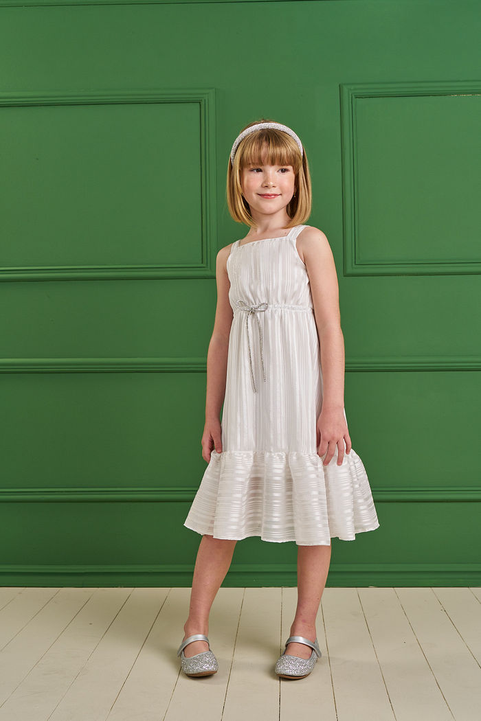 VESTIDO MIDI EM TRANSPARÊNCIA METALIC