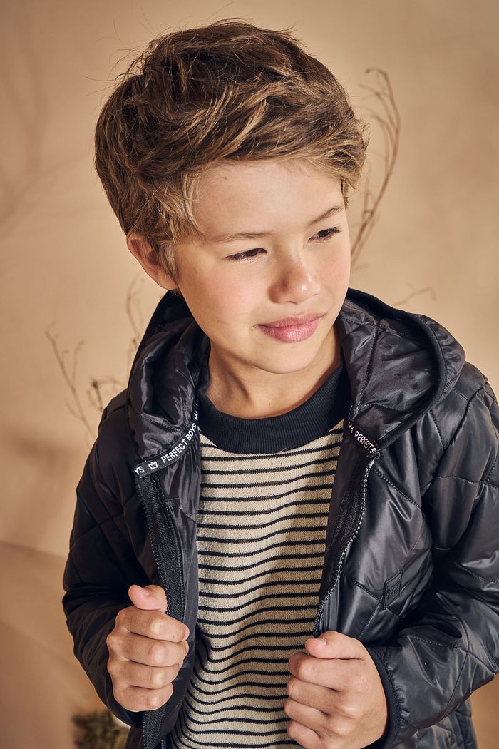 JAQUETA PUFFER LOSANGO CAPUZ