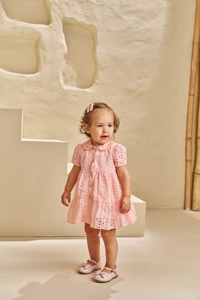 VESTIDO EM TECIDO BORDADO ALAGOAS