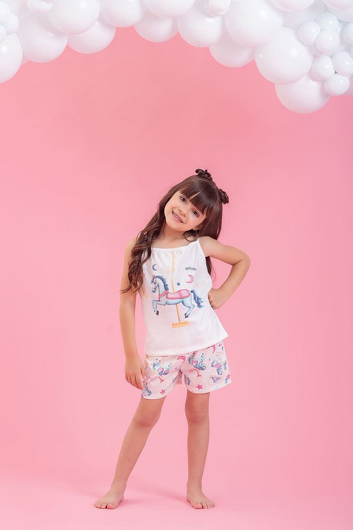 CONJUNTO PIJAMA REGATA EM MEIA MALHA PV